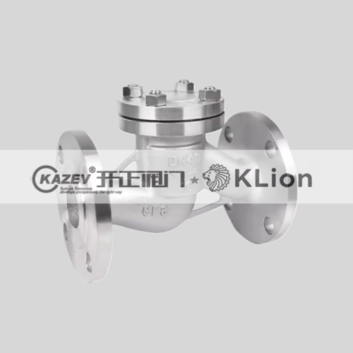 CE ISO ANSI JIS DIN high temperature pressure oil gas H41W stainless steel non-return swing flange check valve