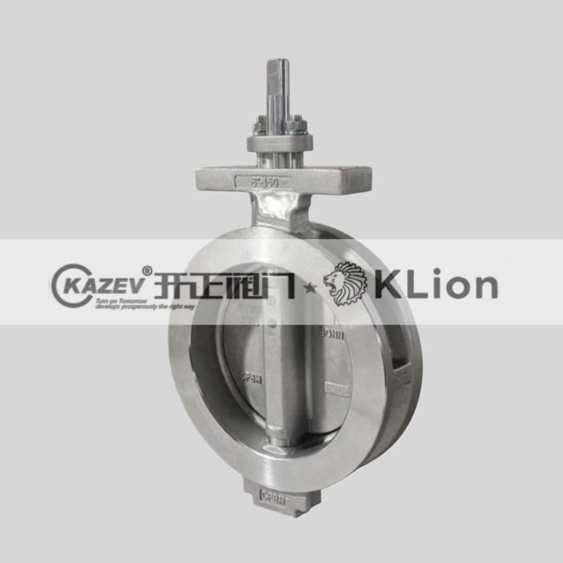 CE ISO ANSI JIS DIN high temperature stainless steel 304 316 PTFE soft seal wafer double eccentric butterfly valve