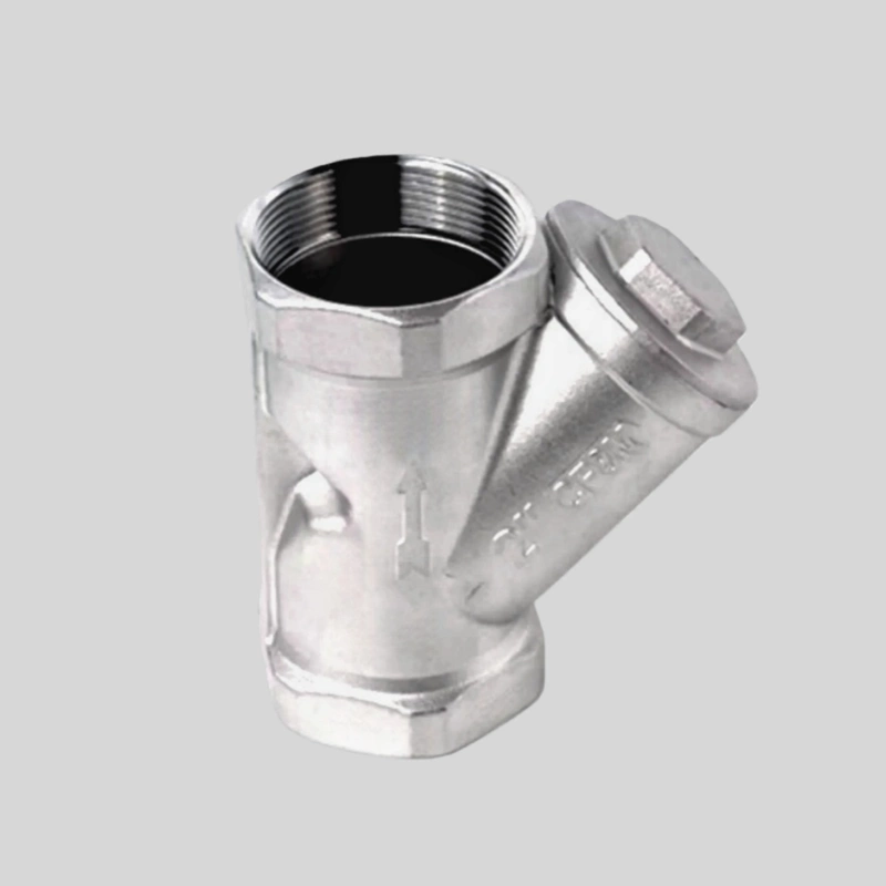 Stainless steel strainer valve