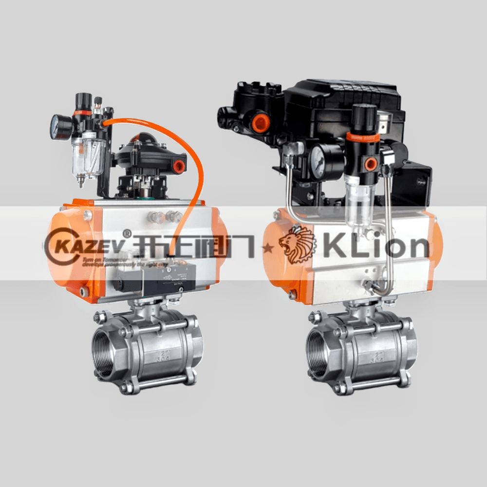 Threaded Pneumatic Ball Valve