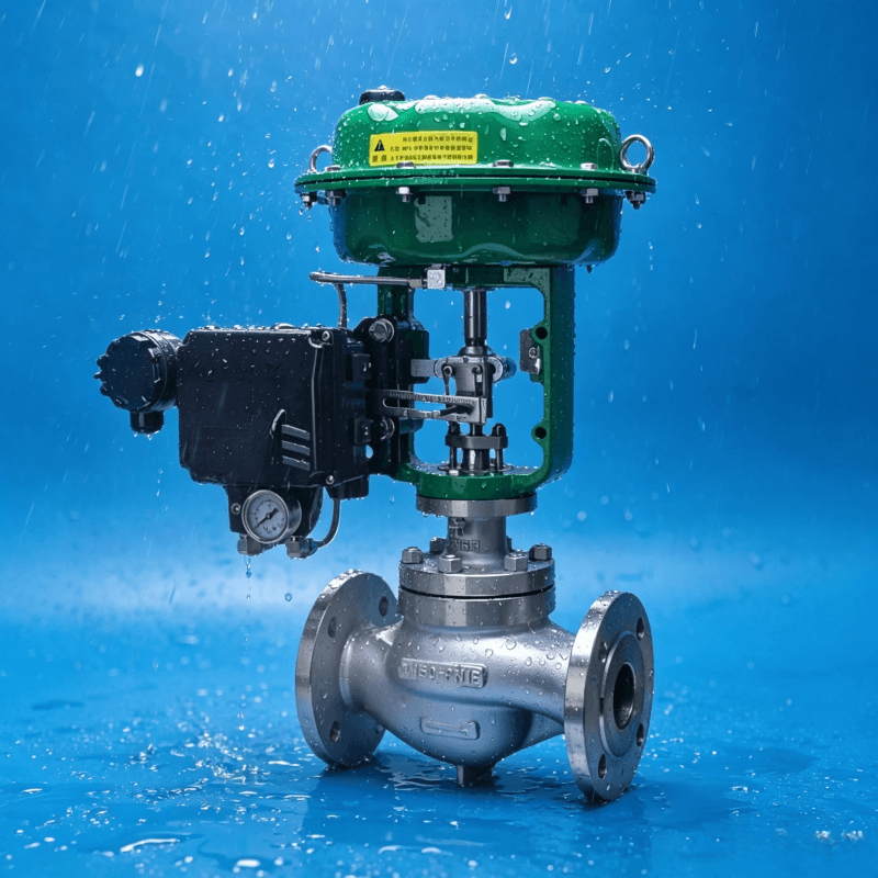 ZJHP stainless steel pneumatic regulating valve with flow, pressure and temperature control, diaphragm proportional type, explosion-proof and remote steam control function
