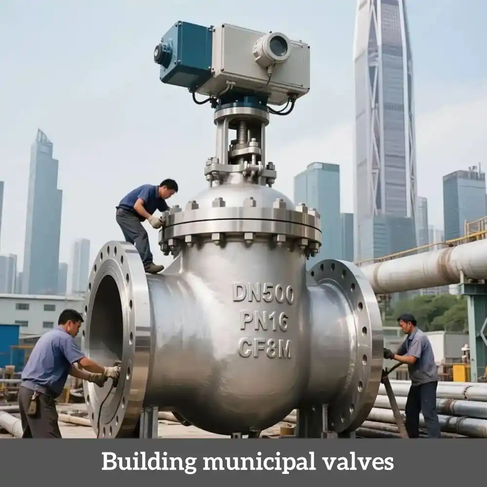 Building municipal valves