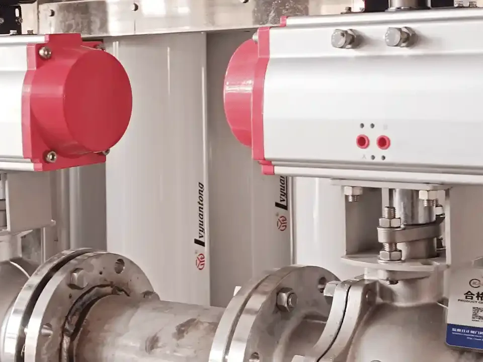 Kazev valve On-site installation footage