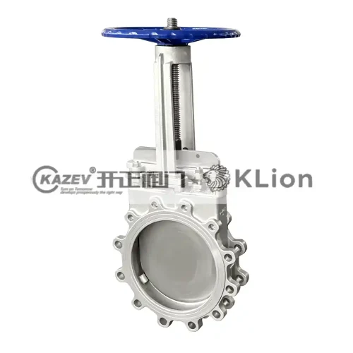 Manual knife gate valve