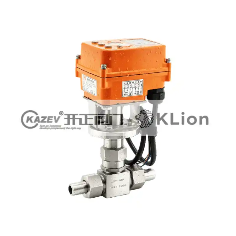 Needle-type miniature electric regulating valve