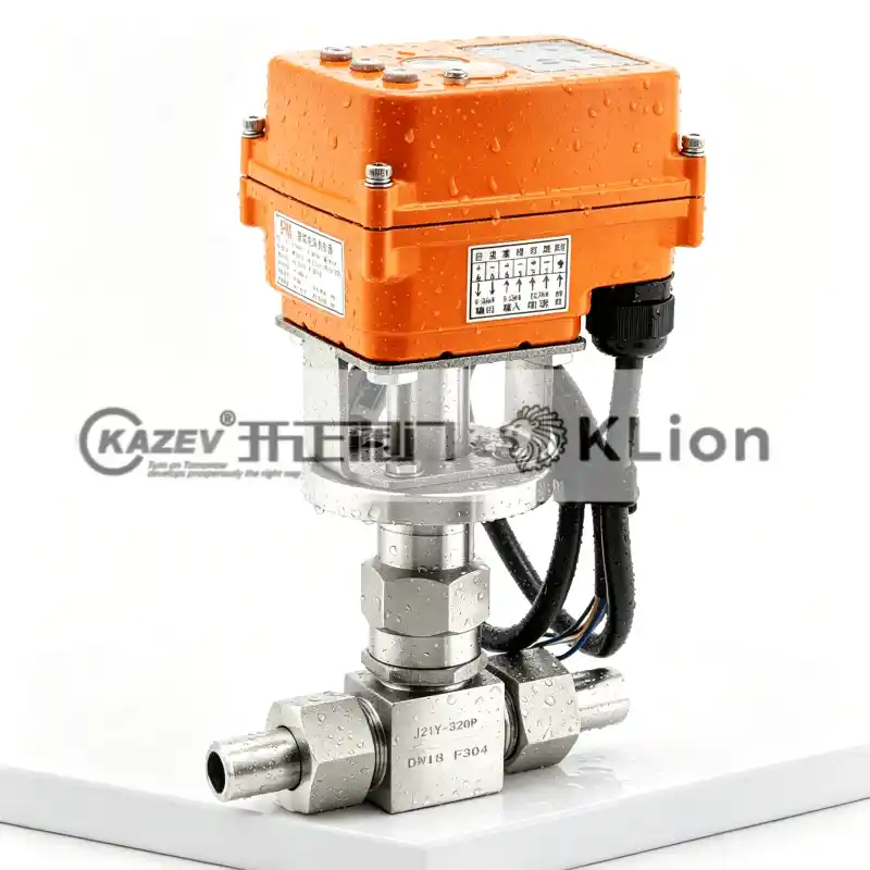 Needle-type miniature electric regulating valve