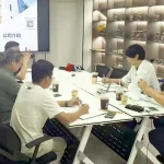 korean customer visit kazev valve factory meeting